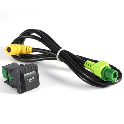 Cabo Switch USB 100cm Chicote Para RCD510 RNS315 MK6 MK5 Sagitar
