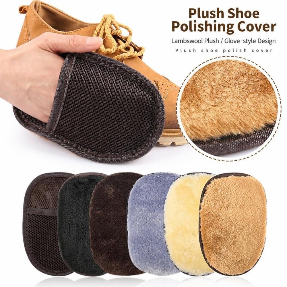 Mesh Fabric Shoes Cleaning Tool Labor-saving Handbag Leather Brushes Shoes Polished Gloves Shoes
