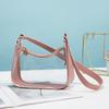 Transparente Reißverschluss Achseltaschen Wasserdichte Umhängetasche Handtasche Für Damen Mädchen Süßigkeitenfarbe Klare Gelee-Tasche