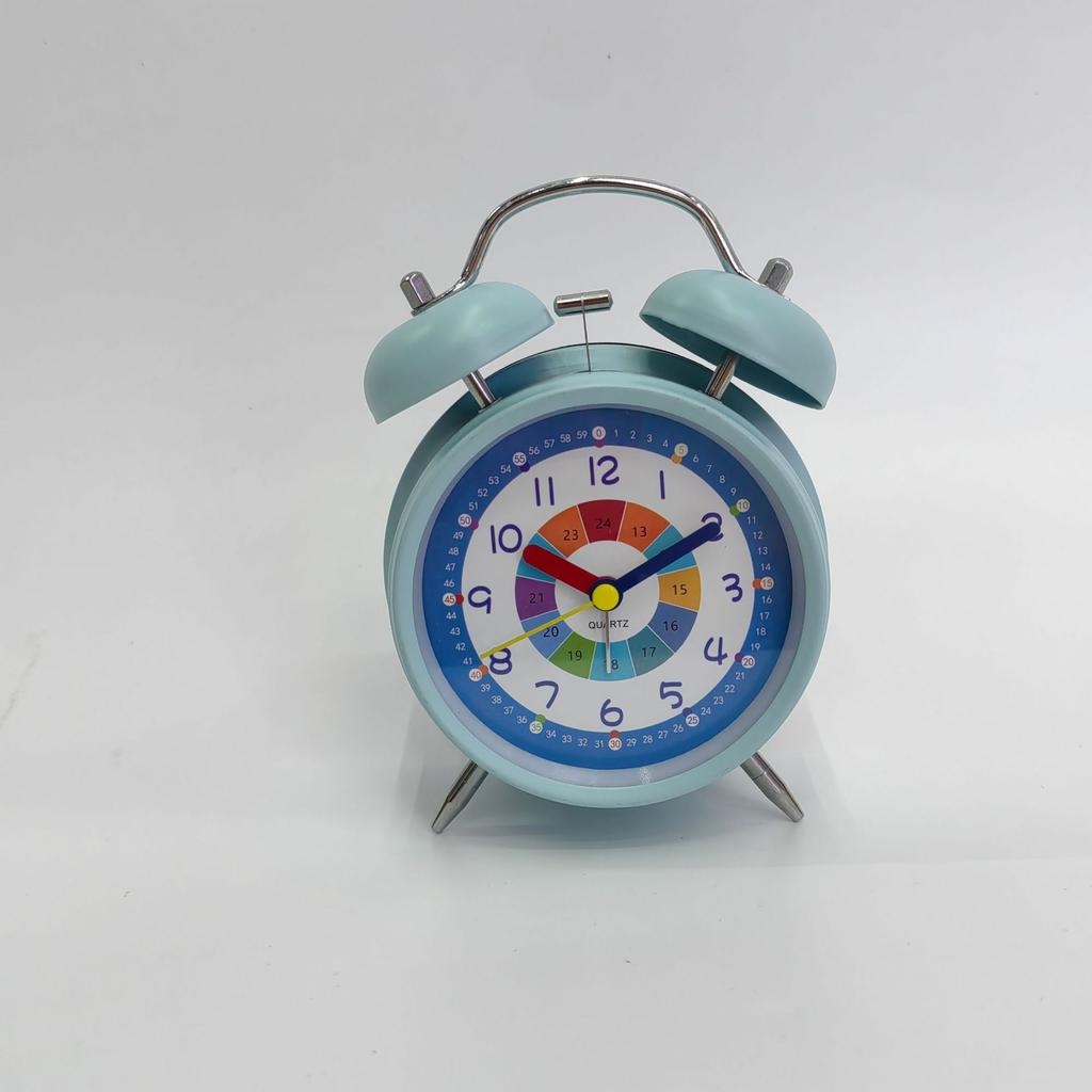 Frühkindliche Bildung Kinder Lernwecker Schreibtischuhr Schüler Desktop Nachttisch Stundenglocke Wecken großer Klingelton
