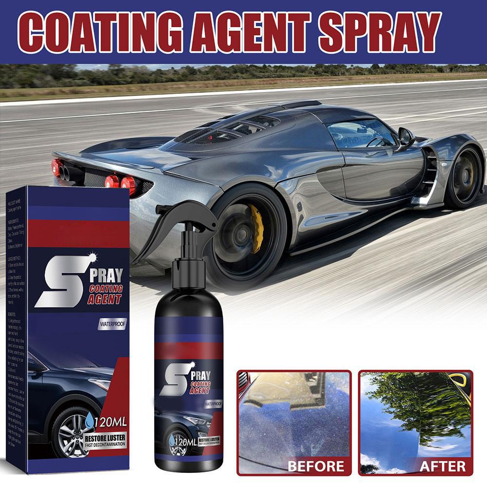 Quick Car Nano Ceramic Coating Agent Film Spray Anti-scratch Hydrophobic Paint Protection Wax Brightening Car Detailing Polish