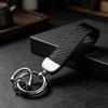 Keychain Pendant, Carbon Fiber Car Key Chain with Anti-Lost D-Ring, Universal Keychain for Men And Women