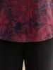 Women's Loose Floral Print Lapel Shirts for Spring and Autumn: Long-Sleeved, Plus Size, Suitable for Middle-Aged and Elderly