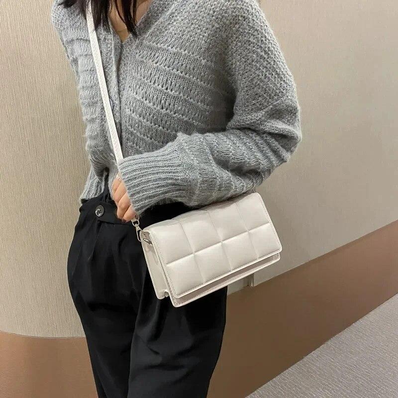 Fashion Designer Women Shoulder Bag Small PU Leather Female Crossbody Bag Trend Classic Handle Handbag Women