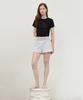 KIRSH Collection Stitch Cut-Off Sweat Sports Pants [Melange Grey]