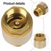 Backflow Prevention Brass Check Valve Pipeline Connection Easy Installation