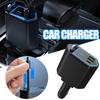 Multi-Port Car Charger With Voltage Display Adjustable Charging Multiple Fast Electrical Direction Car Accessory Device 5-O J1D3