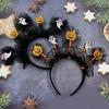 Auffälliges Kürbis-Tüll-Stirnband für Halloween-Kostümparty-Kopfschmuck, geeignet für Cosplay und Themenpartys