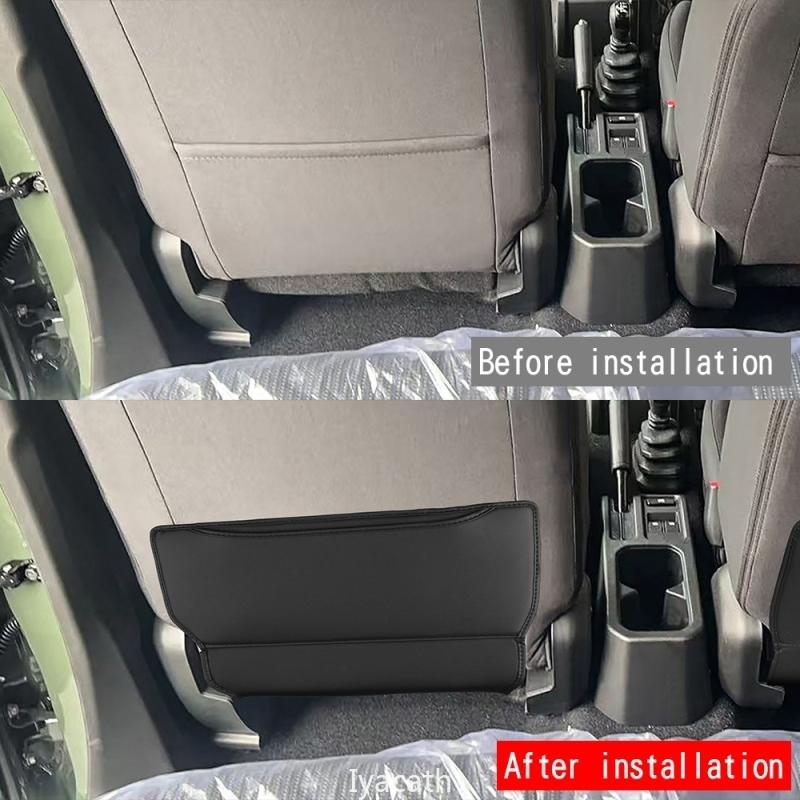 FOR SUZUKI Jimny Nomade 5/SIERRA 3 2025 Front Seat Back Anti Kick Pad Storage Box Bag Protector Leather Interior Accessories
