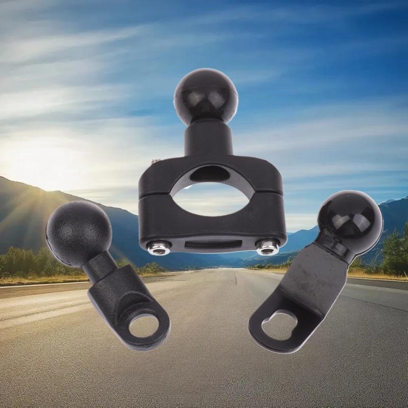 1 Set 2,3 cm PJ10/PJ13/PJ18 Motorrad Lenkerhalterungs-Basis-Kit Zubehör Kugelklemmhalterung Für Motorrad Handyhalter