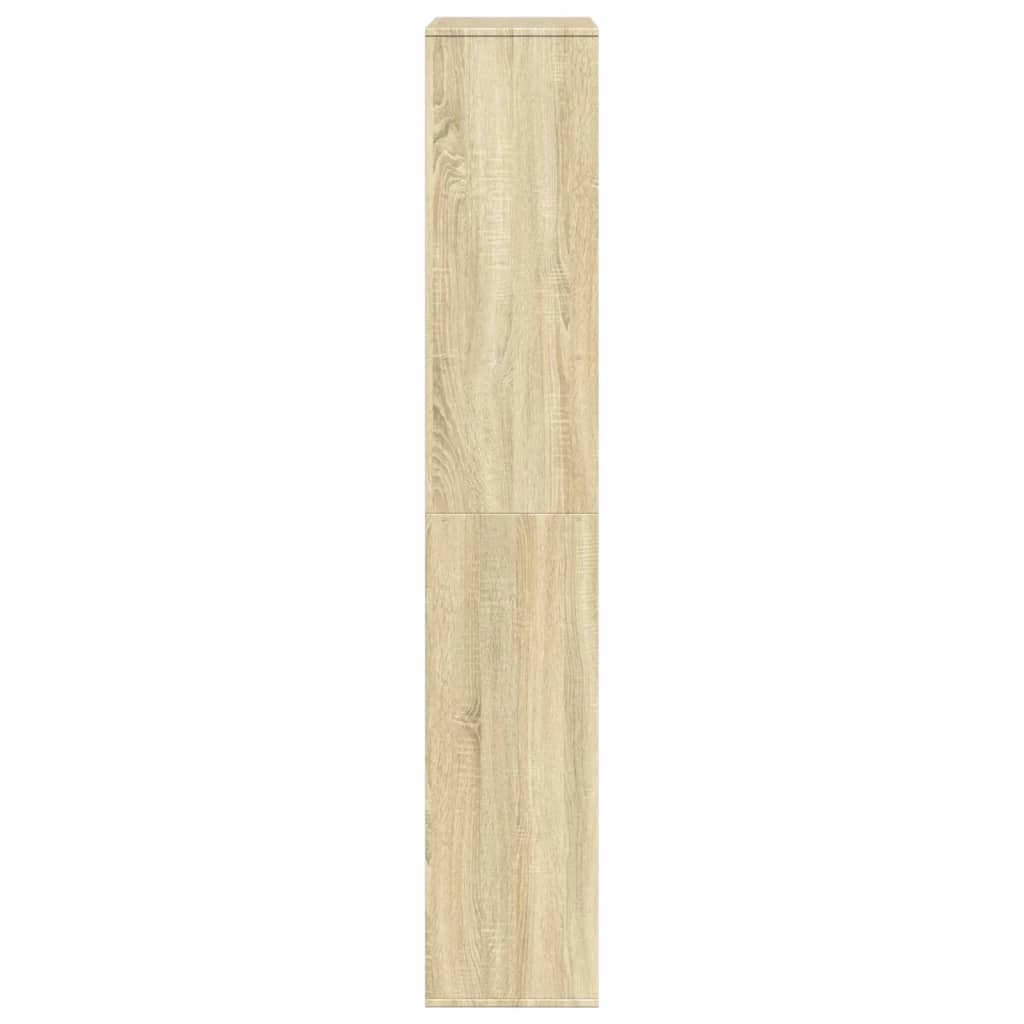 Vidaxl Regał, Dąb Sonoma, 100X33X187,5 Cm, Materiał Drewnopochodny