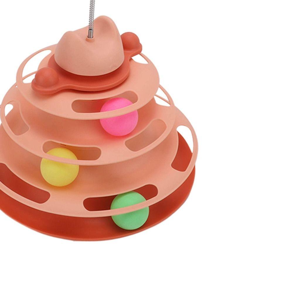 Interactive Kitten Toys Physical Exerciser Pet Plaything Fun Puzzle Game Cat Toy Tower  Indoor Use
