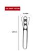 For Benz Smart Fortwo 2011-2015 Carbon Fiber Central Armrest Gear Shift Panel Suits Trim Cover Car Interiors Accessories Sticker