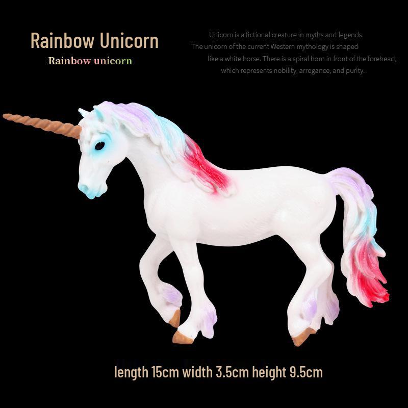 European Mythical Pegasus Unicorn Toy Model: Elf, Mythical Creature, Magic Beast 
