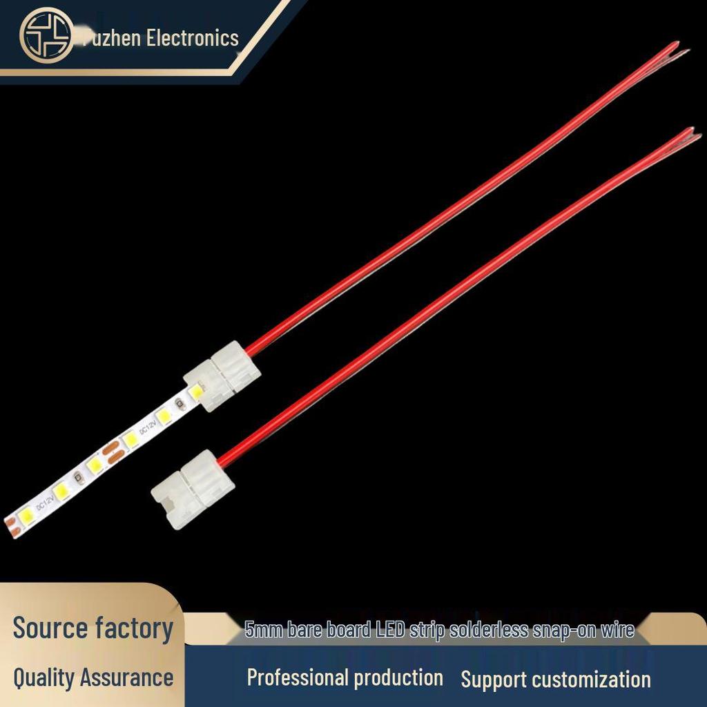 Lötfreier 8mm 2-Pin LED-Streifenlicht-Verbinder