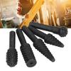 5PCS Rotary File Set 63mm Round Handle Carbon Steel Wood Carving Drill Bits Professional Grinding Tools