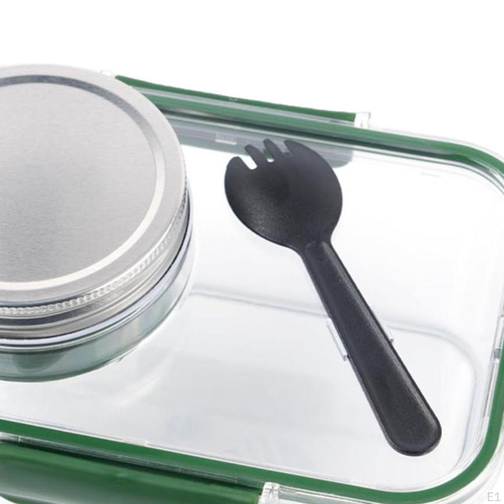 Salad Box Bento Easy to Clean Storage Jar Portable Fruit Food Container with Dressing
