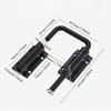 1Pc Durable Aluminum Alloy Door Latch Lock 90/180 Degree Gate Latch Safety Anti-theft Buckle Door Bolts Door Buckle Hardware