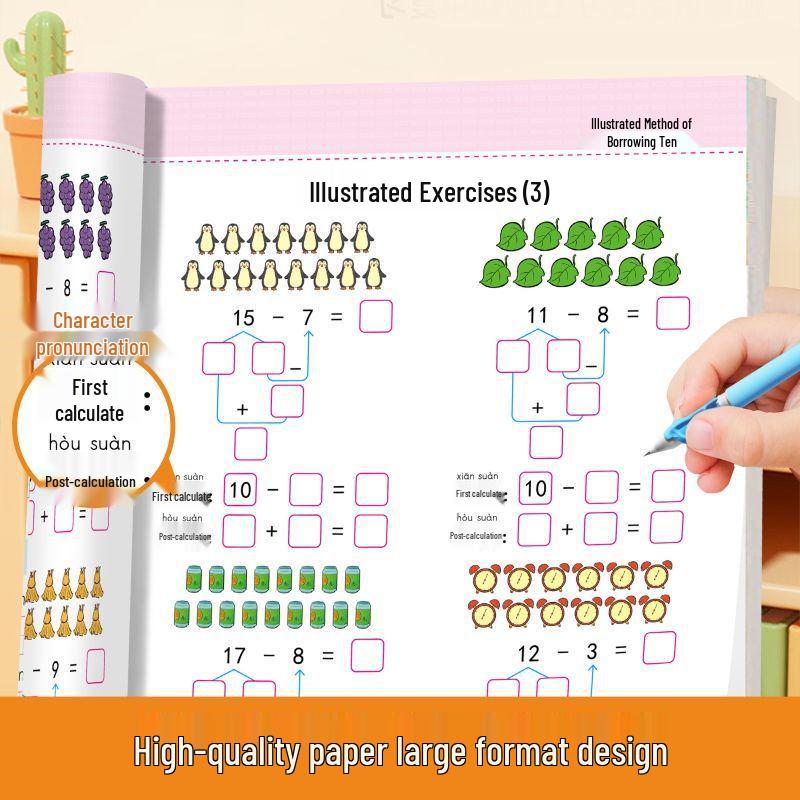 Visual Math Training: Write Equations, Decompose & Compose, Time & RMB, Problem Solving