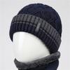 Autumn and winter hats men's knitted old hats grandpa wool to keep warm winter ear protectors thickened hats