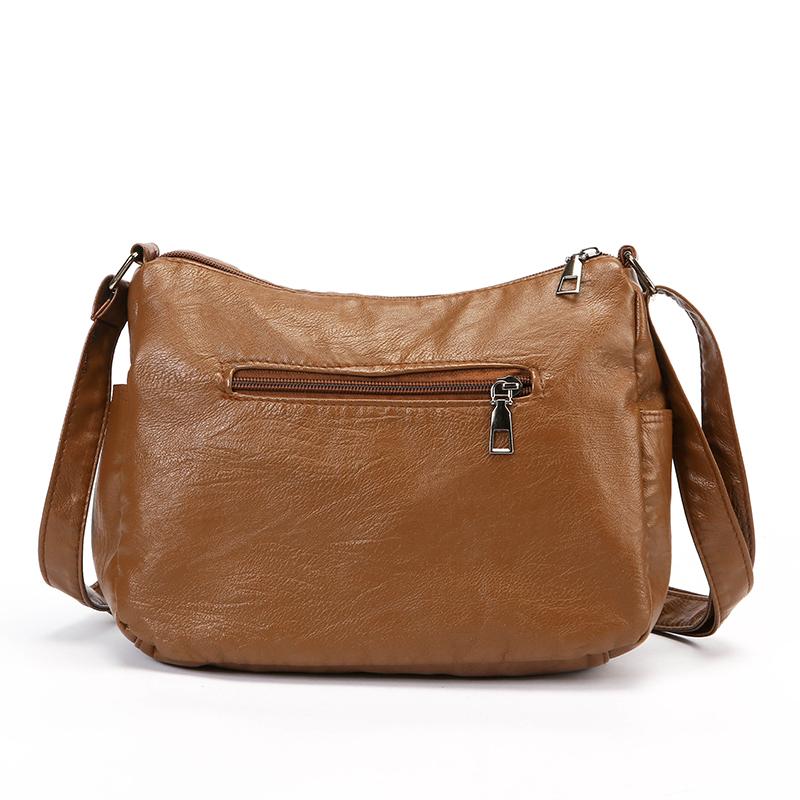 Women's Crossbody Bag Vintage Multi-Layer Shoulder Bag