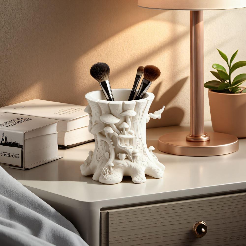 Tree Stump Candle Cup Silicone Mold DIY Handmade Concrete Plaster Candle Jar Flowerpot Epoxy Resin Molds Home Décor