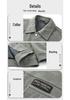 2024 Spring Men's Lapel Long Sleeve Casual Soft Jacket