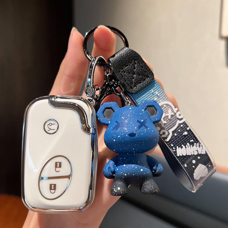 Lexus Key Case for UX260H, ES200, RX, NX, LX - Women's Car Key Bag Shell & Buckle