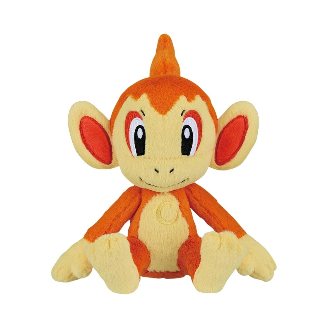 Bandai Ichiban Kuji Pokemon 30th Anniversary Vol.1 F Prize Sinnoh Region s Three Departing Pokemon Plush Toys Chimchar ONE SIZE