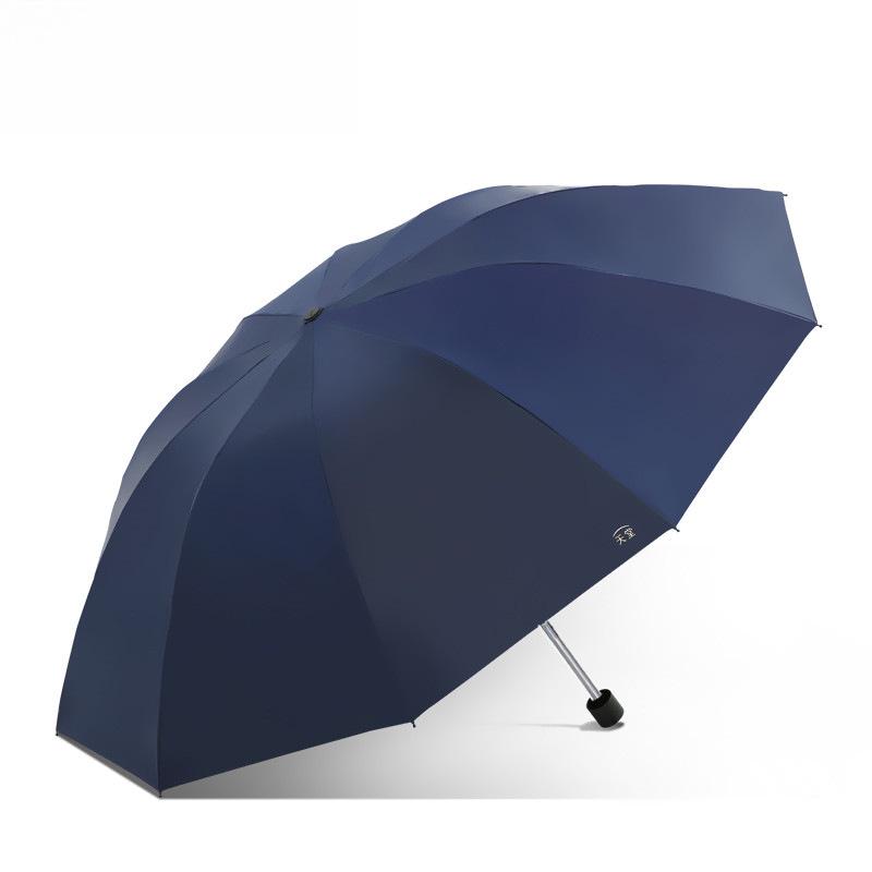 Large Folding Umbrella for Two or Three People with Sun Protection and Anti-UV Features