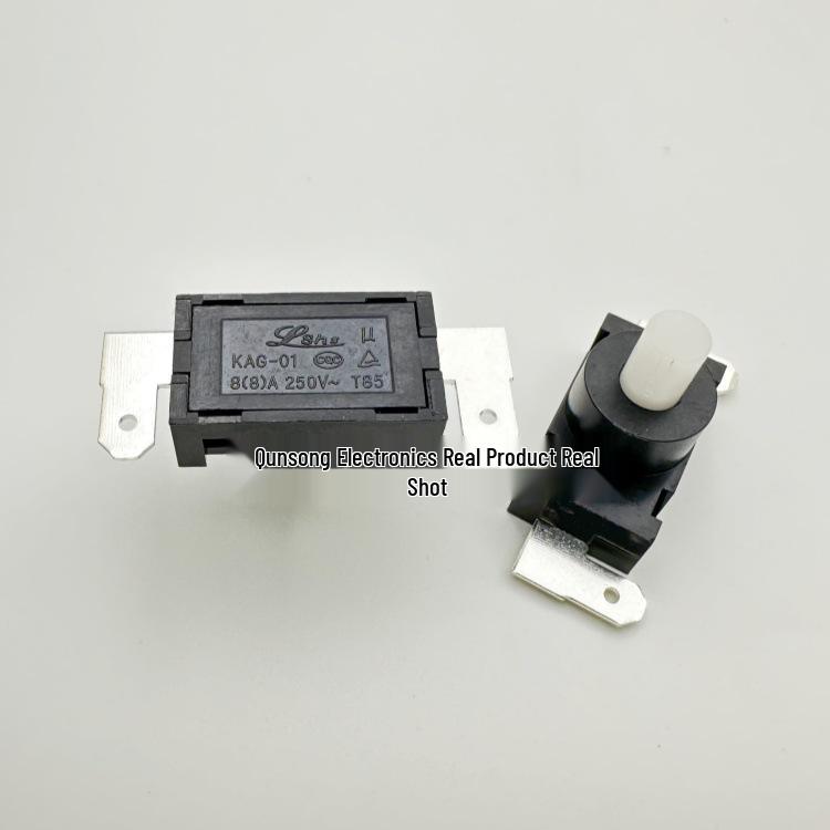 Laishixin KAG-01 Self-Locking Power Switch for Desk Lamps, Flashlights, Vacuum Cleaners, and Floor Lamps - 8A Foot Pedal Button.