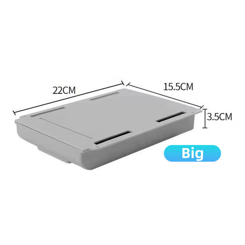 FONKEN Pudełko do przechowywania długopisów pod szufladą biurka Office Home Storage Organizer Ukryty organizer na artykuły papiernicze Stojak na piórniki samoprzylepne