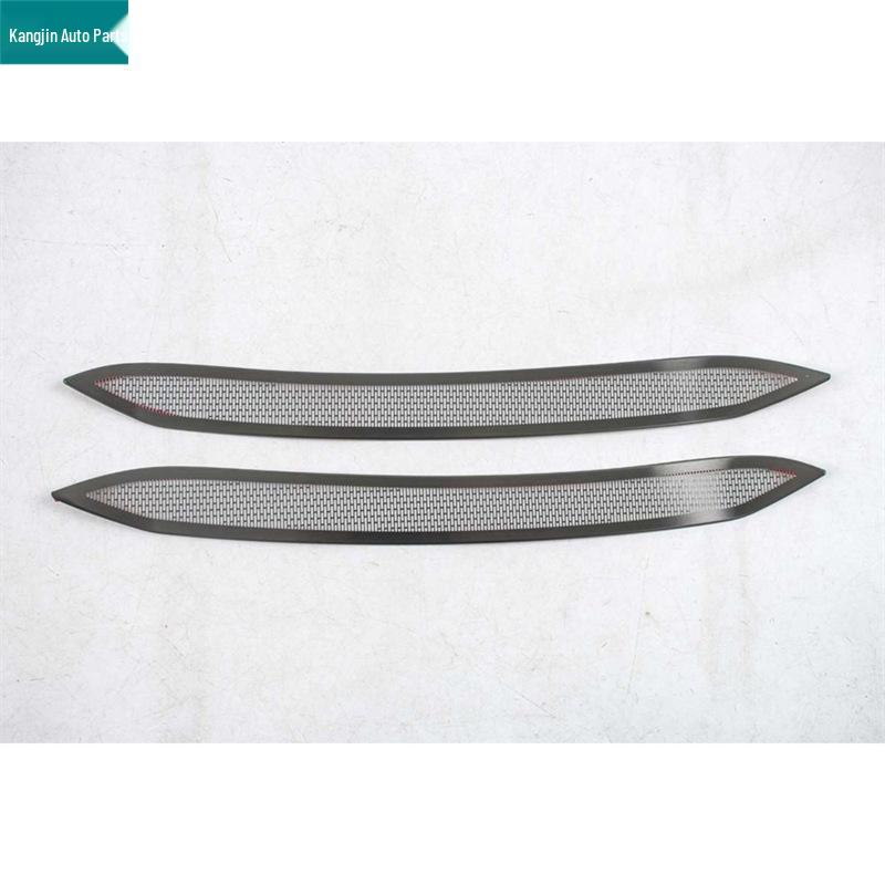 Compatible with Porsche Panamera: Black Titanium Stainless Steel Interior Speaker Grille