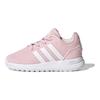 adidas Neo Lite Racer Cln 2.0 Sapatos de Caminhada Confortáveis Duráveis de Cano Baixo Sapatos de Bebê Rosa GZ7754