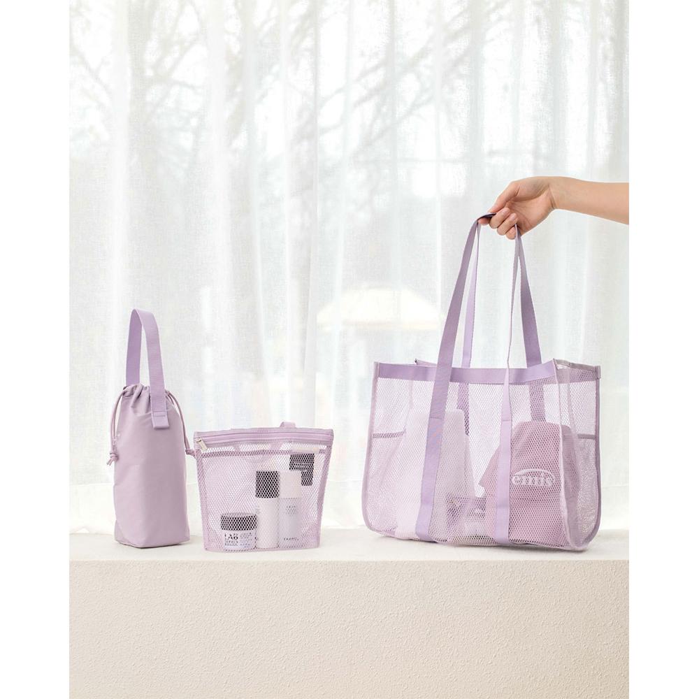 Roztomilá velká multifunkční síťovaná prodyšná taška do tašky Volný čas Cestování Velkokapacitní úložná taška Nákupní taška Domácí organizér taška