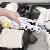 Portable Five-Hole Foldable Clothes Hanger: Essential Travel Drying Hook for Business Trips and Indoor/Outdoor Use