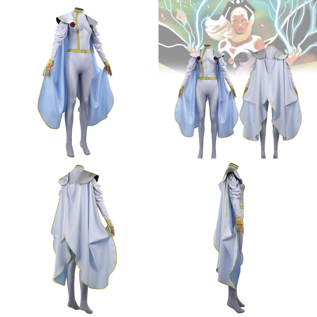 Xmen97 Storm Cosplay Costume Full Set Unisex Fantasy Streetwear Polyester Blend