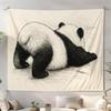 Funny Panda Butt Tapestry