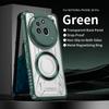 KEYSION Transparent Magnetic Case for Nothing Phone 3A Pro Silicone+PC Heavy Duty Shockproof Phone Cover for Nothing Phone 3A
