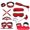 10-Piece Red Handcuff and Butterfly Adult Toy Set for Couples