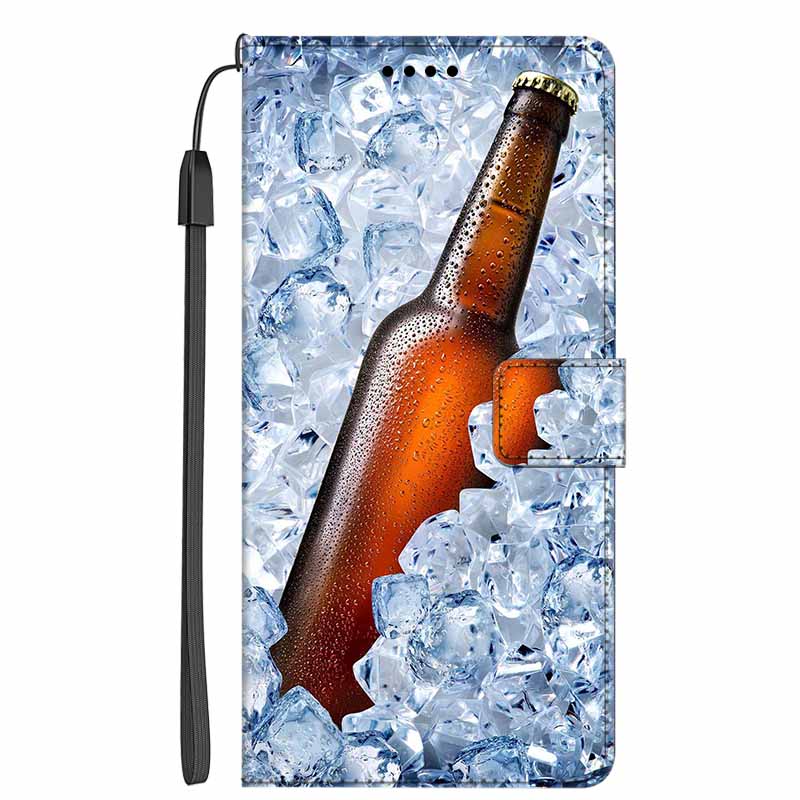 Leather Flip Cover For Redmi Note 14 Pro+ 5G Colorful Flower Patterns Phone Case For Redmi Note 14 4G 2025 Flip Case Wallet Bags