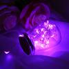 LED Copper Wire Beautiful Waterproof DIY String Lights Home Courtyard Party DecorationPurple