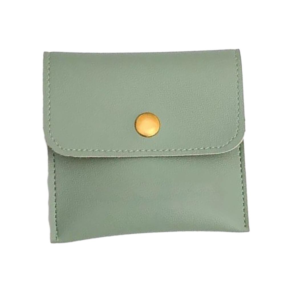 Versatile Jewelry Case Portable Storage Bag for Necklaces/Earrings/Rings/Bracelet Snap Button Closure Jewelry Pouch