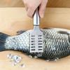 Multifunktionaler Fischschupper aus Edelstahl, Fischschuppenkratzer, Schuppenmesser aus Edelstahl, Fischschupper, Fischzerlegemesser