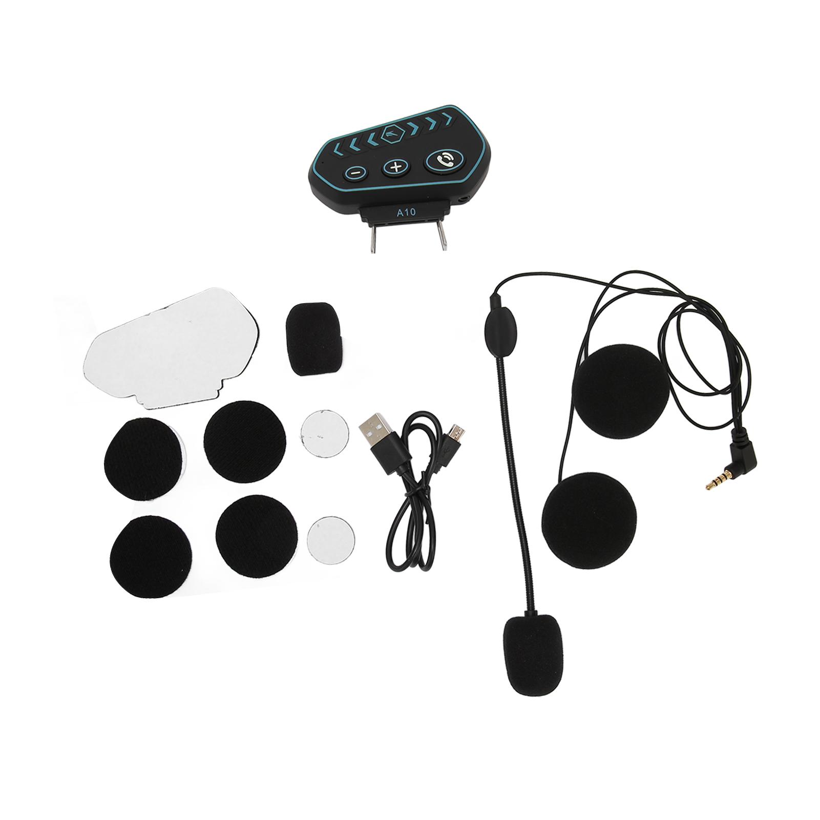 

Bluetooth5.0 Гарнитура для шлема мотоцикла Водонепроницаемая стерео музыка Handsfree Звонок GPS Шумоподавление