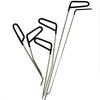 6pcs Car Dent Repair Hooks Stainless Steel Push Rods Car Body Dent Removal Crowbar Kit for Auto Door Dings Dent Repair Tools Kit
