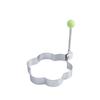 Stainless Steel Pancake Mold Ring with Handle Adjustable Shape Kitchen Baking Tool for Cooking Batter Pancakes Crepes and Eggs