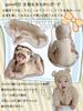 Baby Romper Long Sleeve Kigurumi Bear Coverall with Feet Hat Ears Jumpsuit Outerwear Baby Clothes Halloween Costume Fancy Dress Fluffy Present Baby