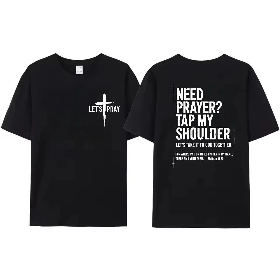 Need Prayer Tap My Shoulder Let’s Pray Christian Faith M