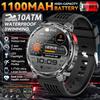 New Military Men 1100mAh Durable Battery Smart Watch With GPS Compass 10ATM Waterproof 1.7"AMOLED Screen Outdoor Swim Smartwatch